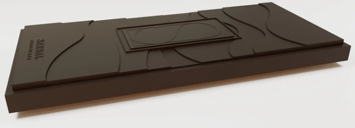 Render of the 70 g Sardal Bar