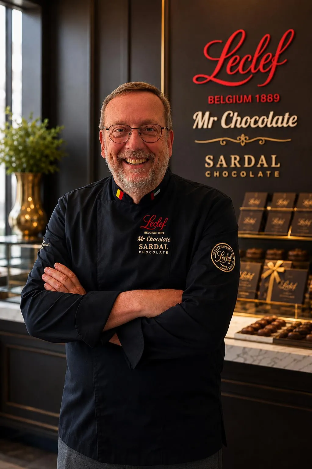 Portrait of Maurice Le Clef, founder of Sardal